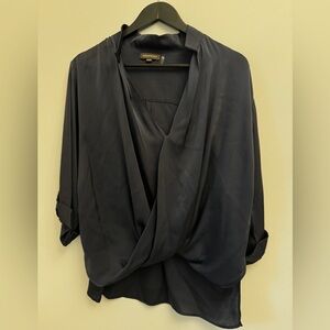 Repeat oversized silk blouse size xs
